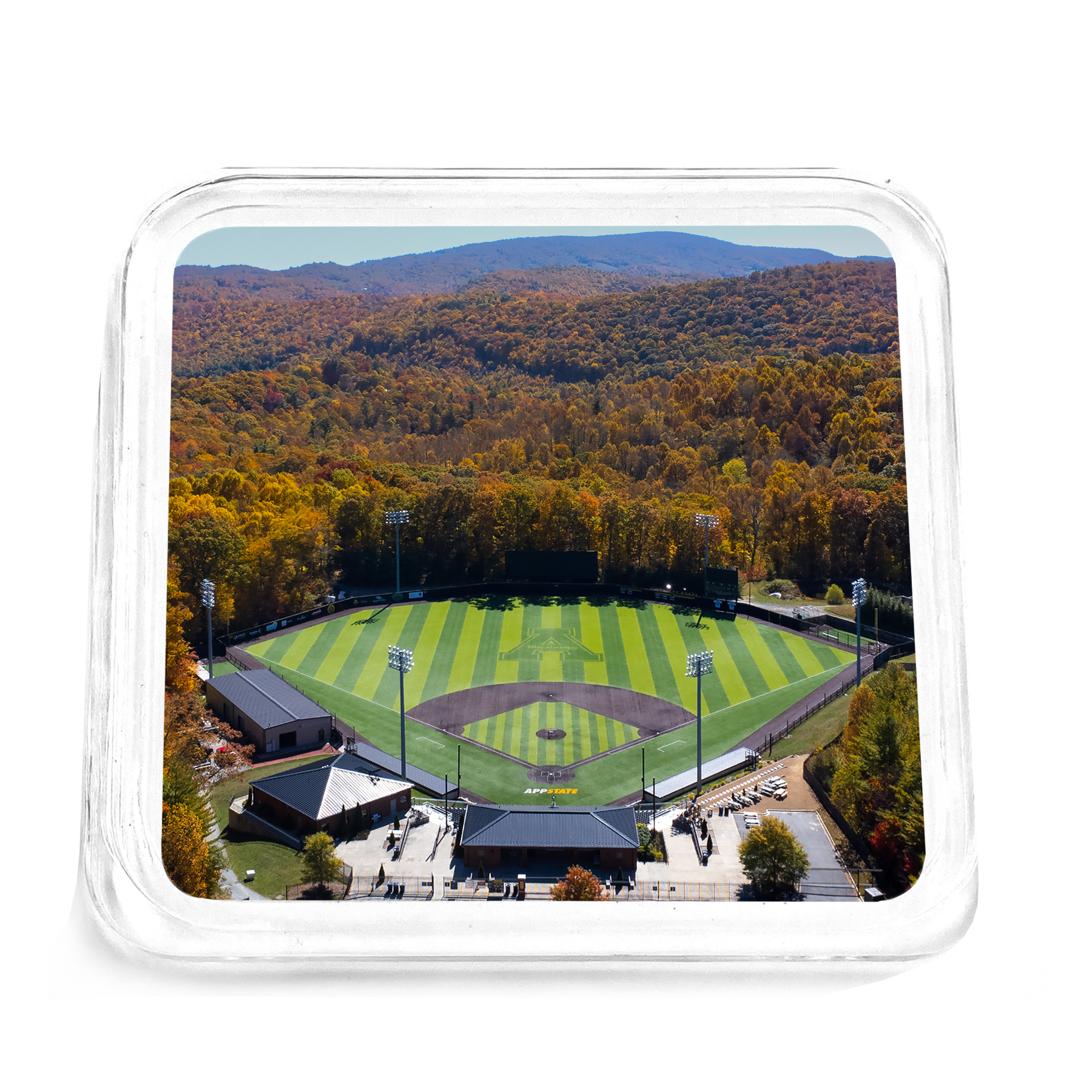 Appalachian State Mountaineers - Autumn Beaver Field Drink Coaster - College Wall Art #Coaster