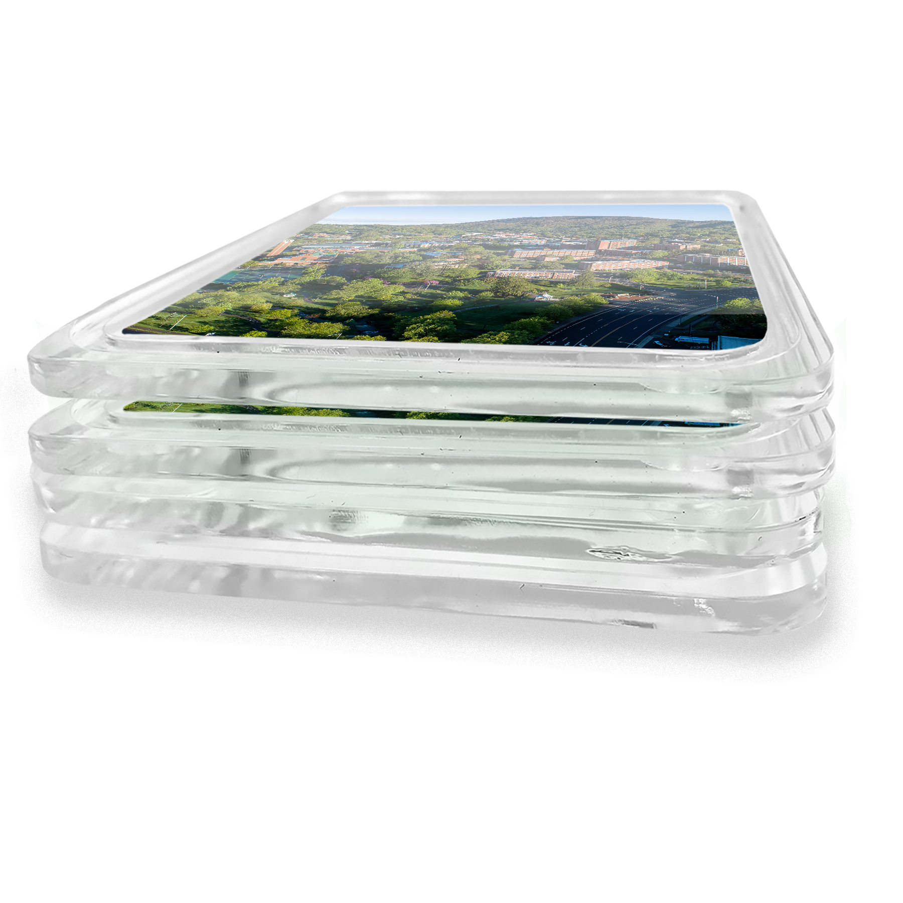 Appalachian State Mountaineers - Campus Aerial Drink Coaster