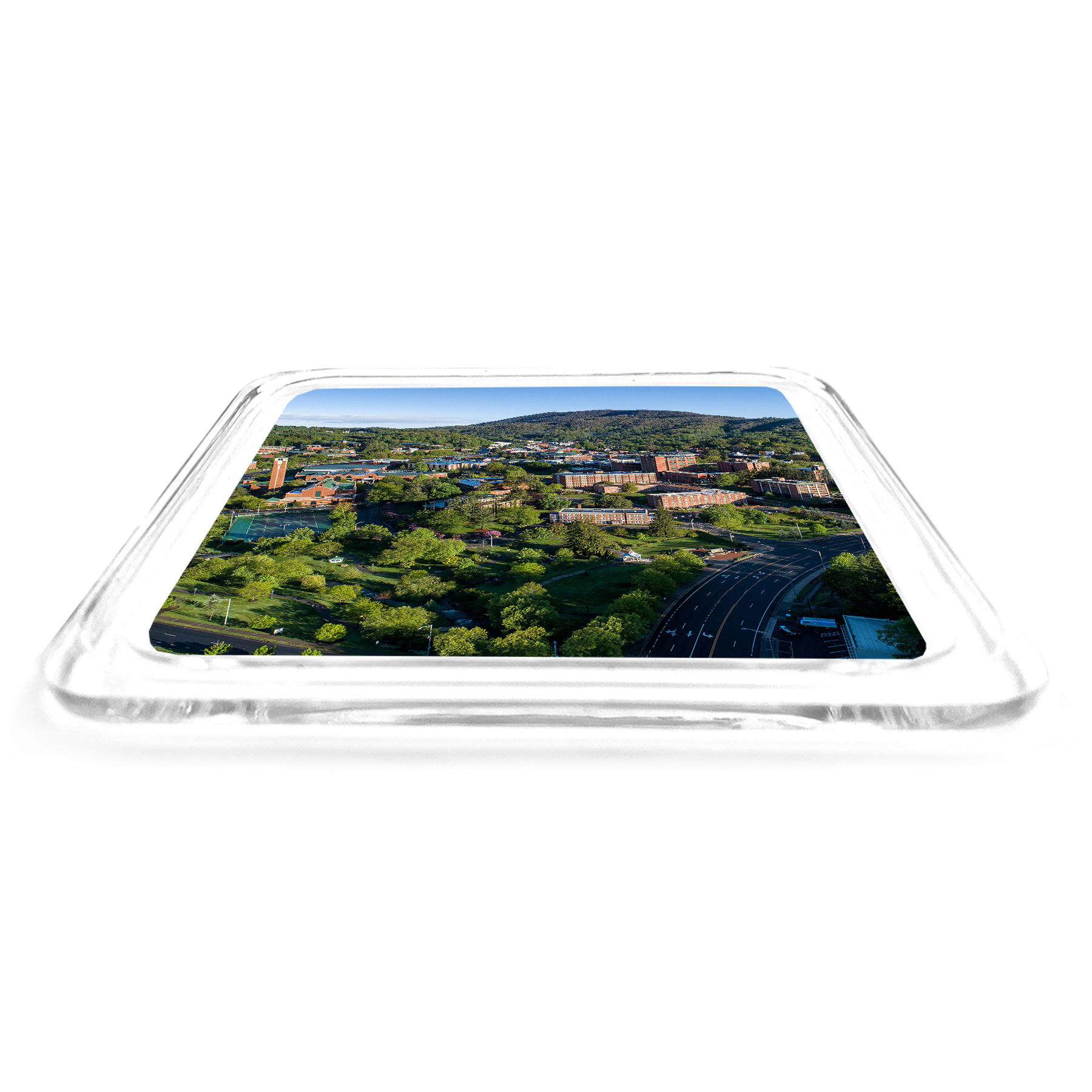 Appalachian State Mountaineers - Campus Aerial Drink Coaster