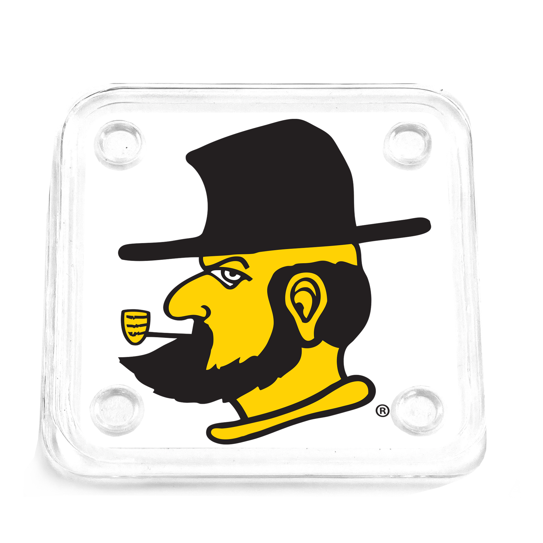 Appalachian State Mountaineers - Yosef Logo Drink Coaster - College Wall Art #Coaster
