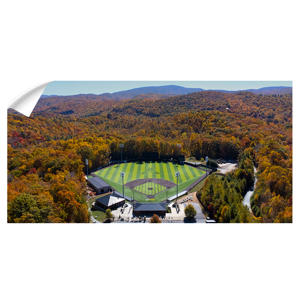 Appalachian State Mountaineers - Autumn Beaver Field Panoramic - College Wall Art #Wall Decal