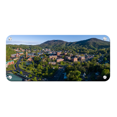 Appalachian State Mountaineers - Campus Aerial Panoramic - College Wall Art #Metal