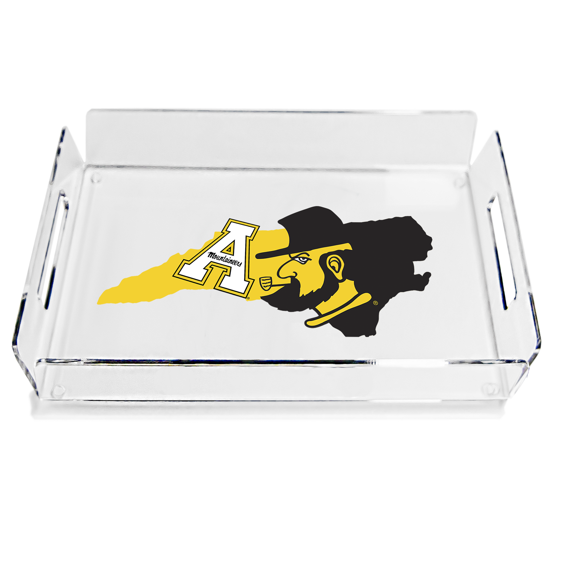 Appalachian State Mountaineers - Yosef Logo Decorative Serving Tray - College Wall Art #Tray