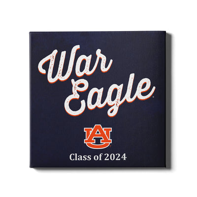 Auburn Tigers - War Eagle Class of 2024 - College Wall Art #Canvas