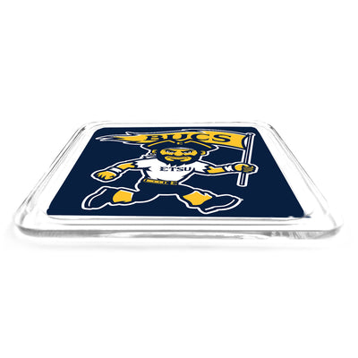 ETSU Bucs - Bucky Spirit Blue Drink Coaster