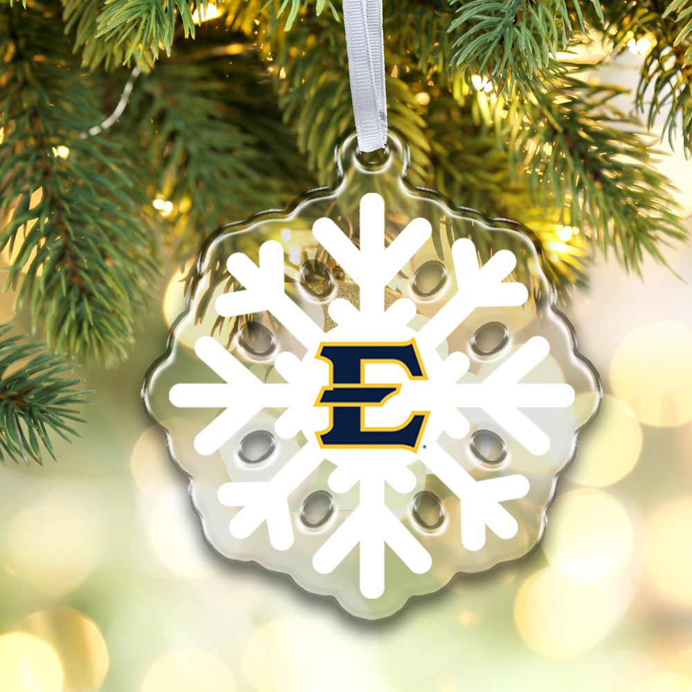 ETSU Bucs - ETSU Snowflake Ornament
