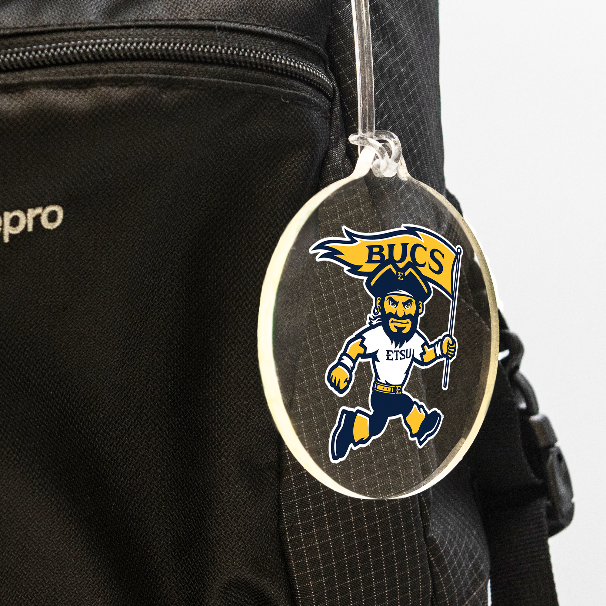 ETSU Bucs - Bucky Spirit Ornament & Bag Tag