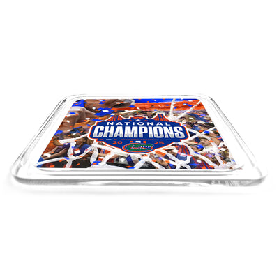 Florida Gators - 2025 Florida Gators National Champions NCAA Mens Basketball Drink Coaster