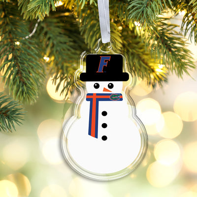 Florida Gators - Florida Snowman Double-Sided Ornament