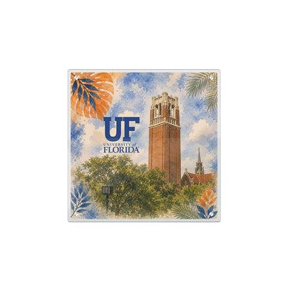 Florida Gators - Tropical Century Tower UF - College Wall Art #Acrylic