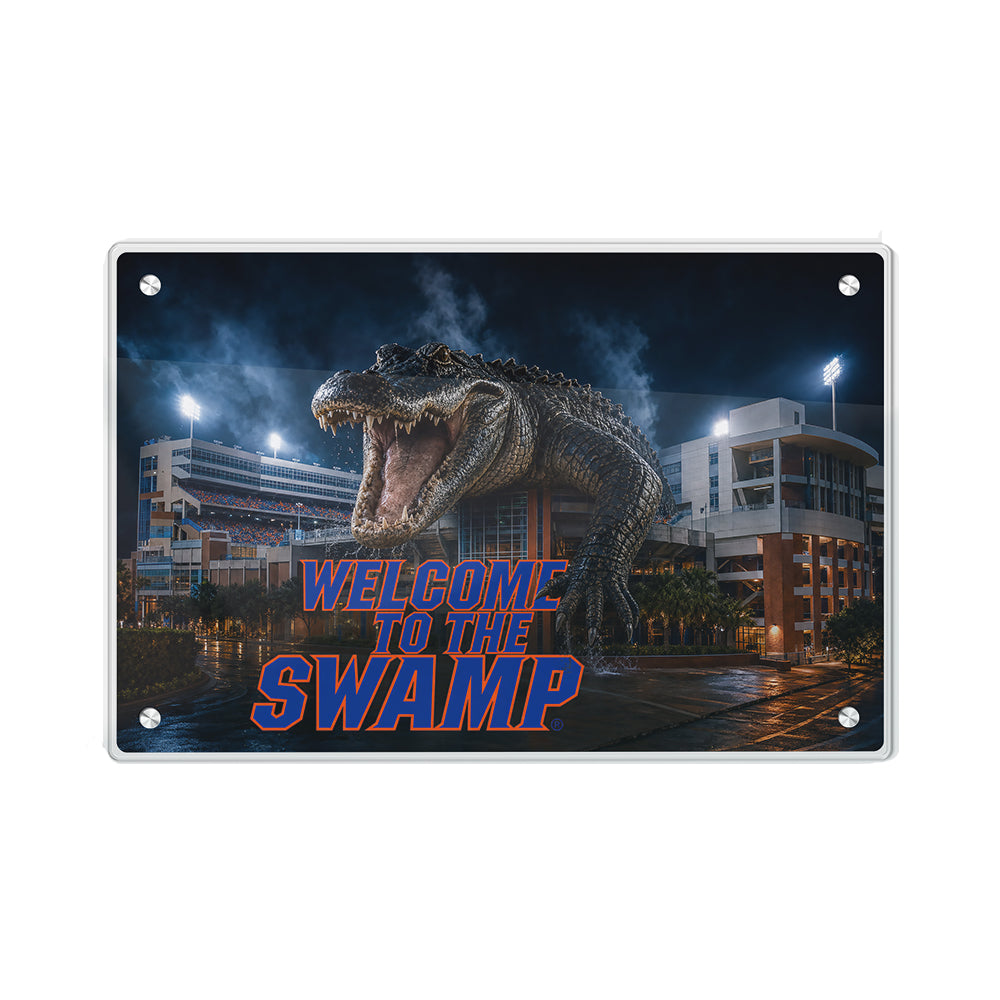 Florida Gators - Welcome to the Swamp - College Wall Art #Acrylic