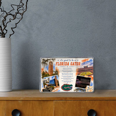 Florida Gators - It's Great to be a Florida Gator Alma Mater - College Wall Art #Acrylic Mini