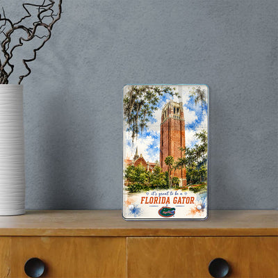Florida Gators - It's Great to be a Florida Gator Bell Tower - College Wall Art #Acrylic Mini