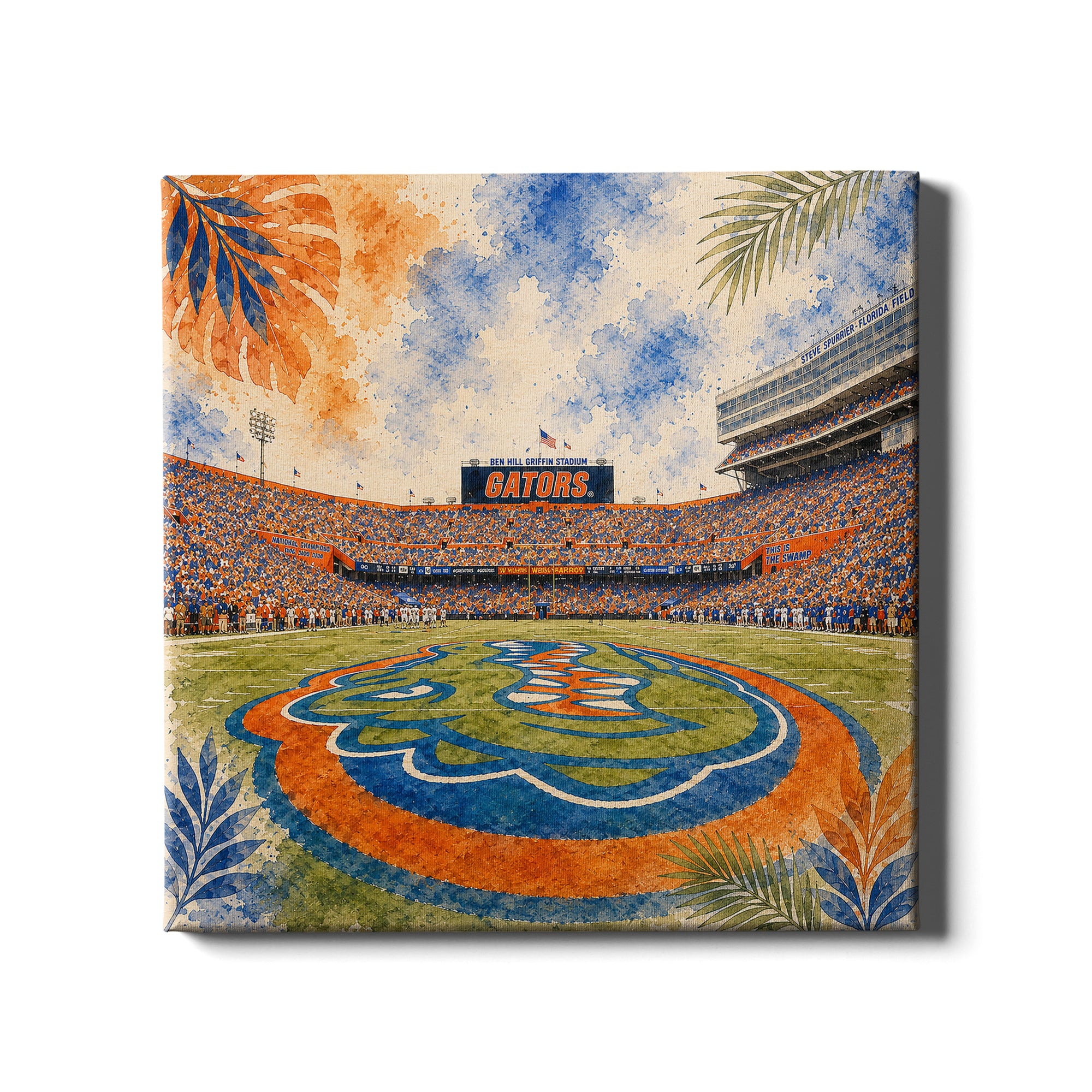Florida Gators -Gators Game Day at Ben Hill Griffin - College Wall Art #Canvas