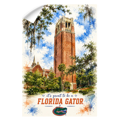 Florida Gators - It's Great to be a Florida Gator Bell Tower - College Wall Art #Wall Decal
