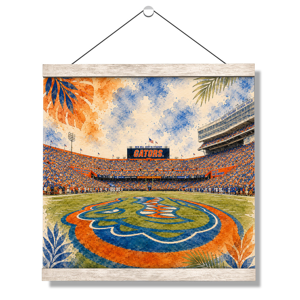 Florida Gators -Gators Game Day at Ben Hill Griffin #Hanging Canvas