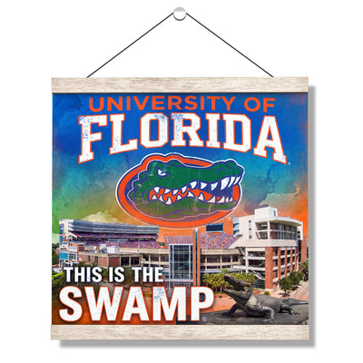 Florida Gators - University of Florida This is the Swamp - College Wall Art #Hanging Canvas