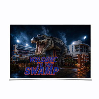 Florida Gators - Welcome to the Swamp - College Wall Art #Poster