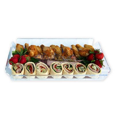 Indiana Hoosiers - Indiana's Memorial Stadium Decorative Acrylic Serving Tray