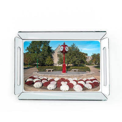 Indiana Hoosiers - IU Clock Decorative Serving Tray