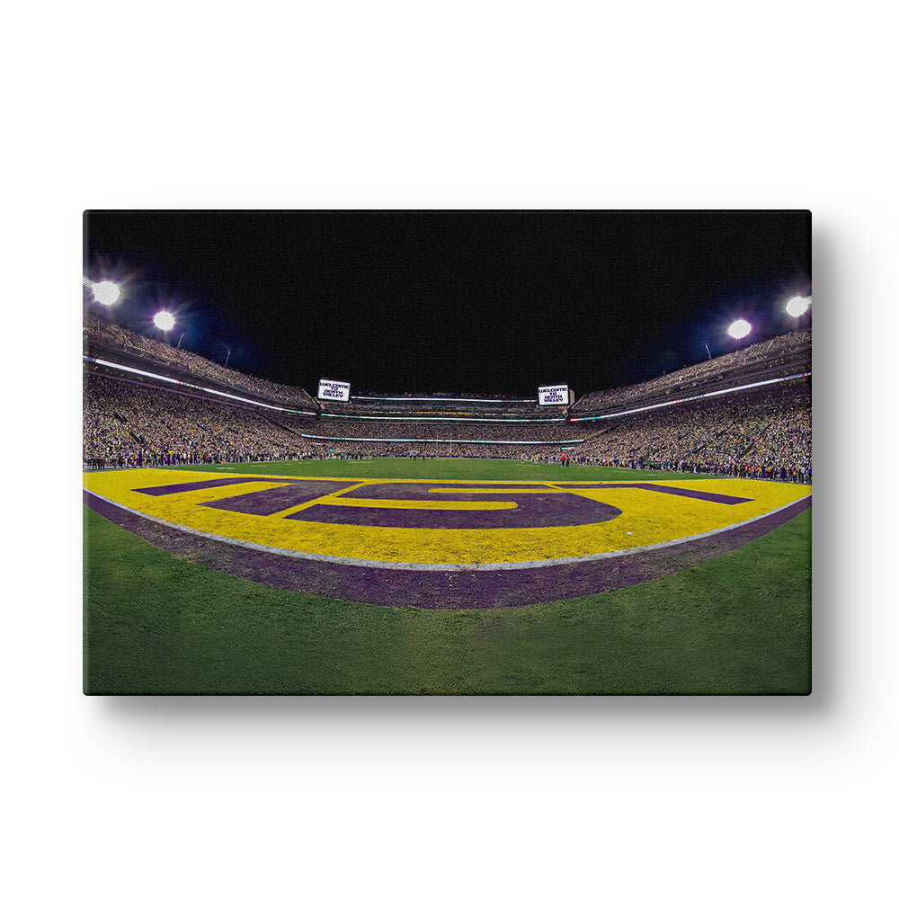 LSU Tigers - LSU End Zone - College Wall Art #Canvas