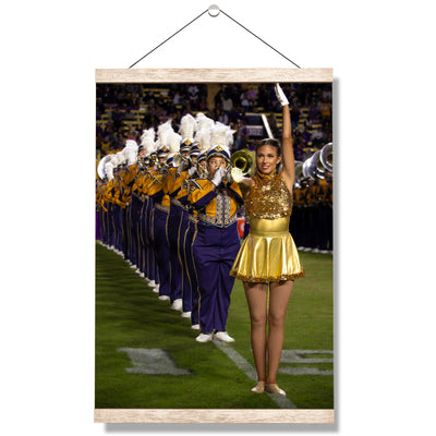 LSU Tigers - LSU Golden Girl - College Wall Art #Hanging Canvas