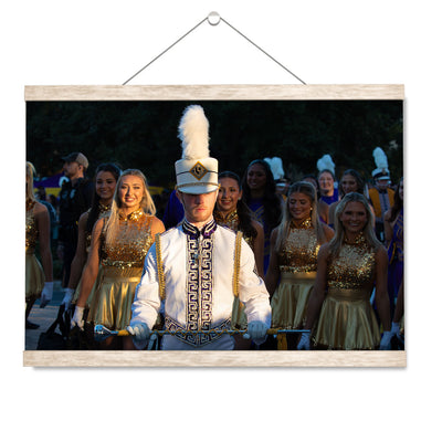 LSU Tigers - Drum Major - College Wall Art #Hanging Canvas
