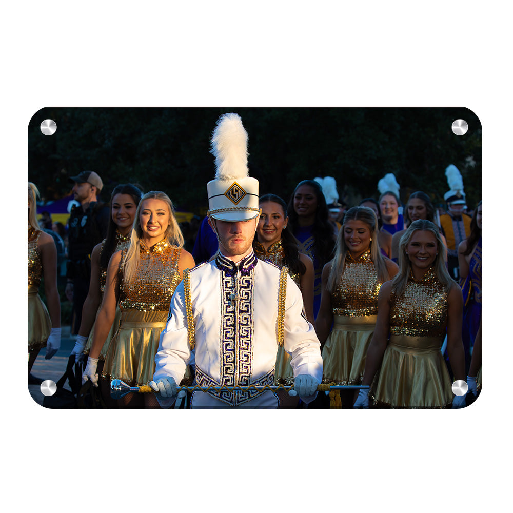 LSU Tigers - Drum Major - College Wall Art #Metal