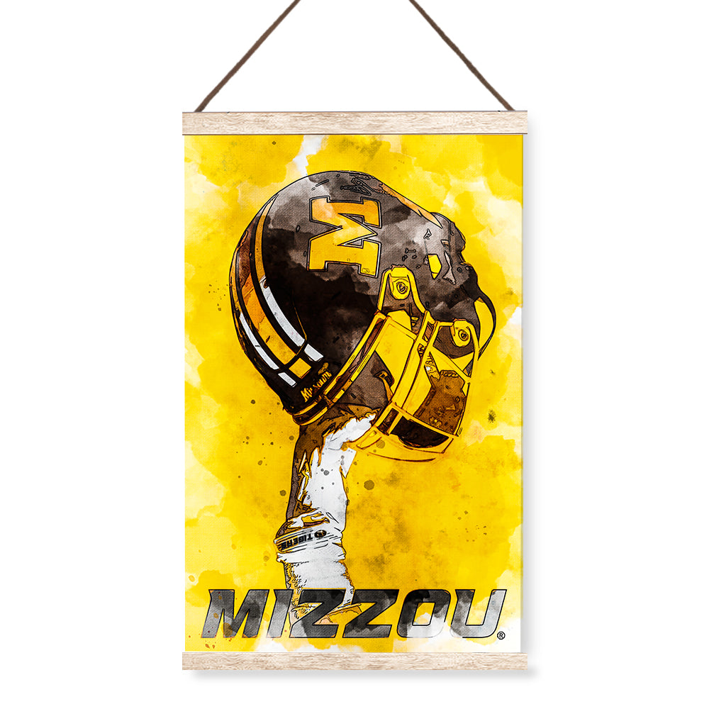 Missouri Tigers - Mizzou Pride Watercolor - College Wall Art #Hanging Canvas