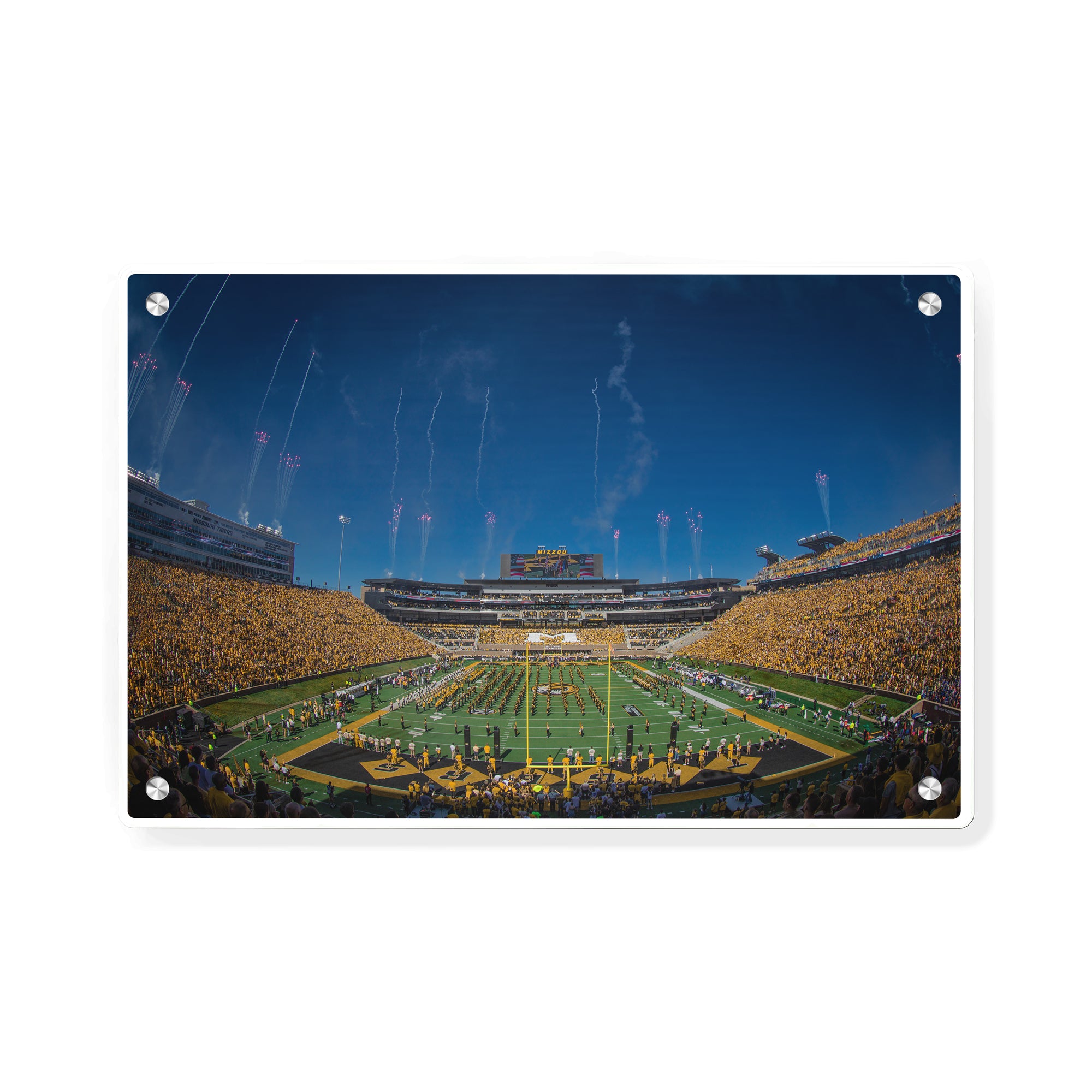 Missouri Tigers - Bombs Bursting in Air - College Wall Art #Metal