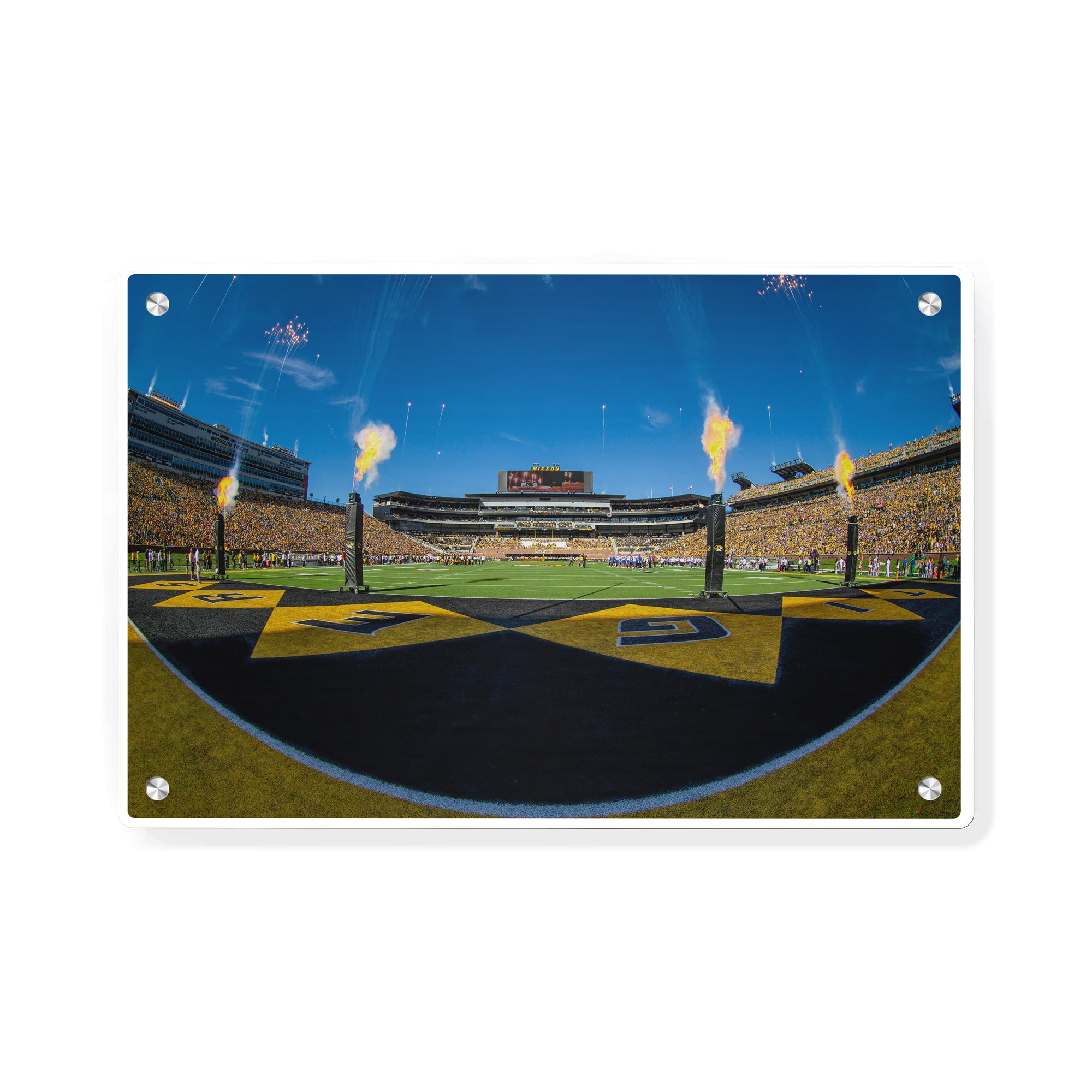 Missouri Tigers - Mizzou End Zone - College Wall Art #Metal
