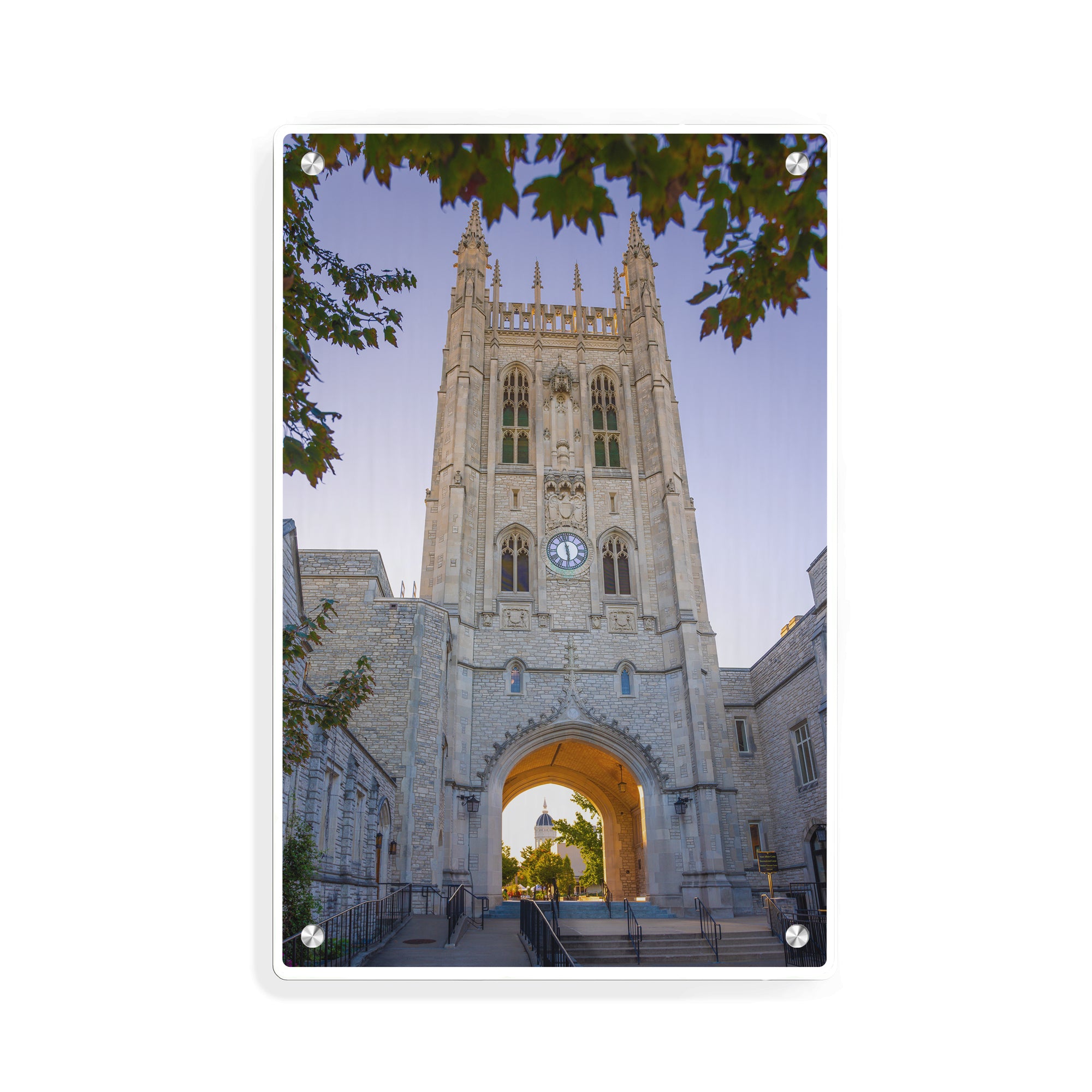 Missouri Tigers - Memorial Tower - College Wall Art #Metal