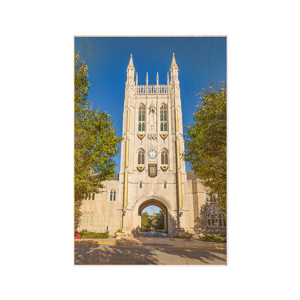 Missouri Tigers - Memorial Student Union Tower 100 Years - College Wall Art #Wood