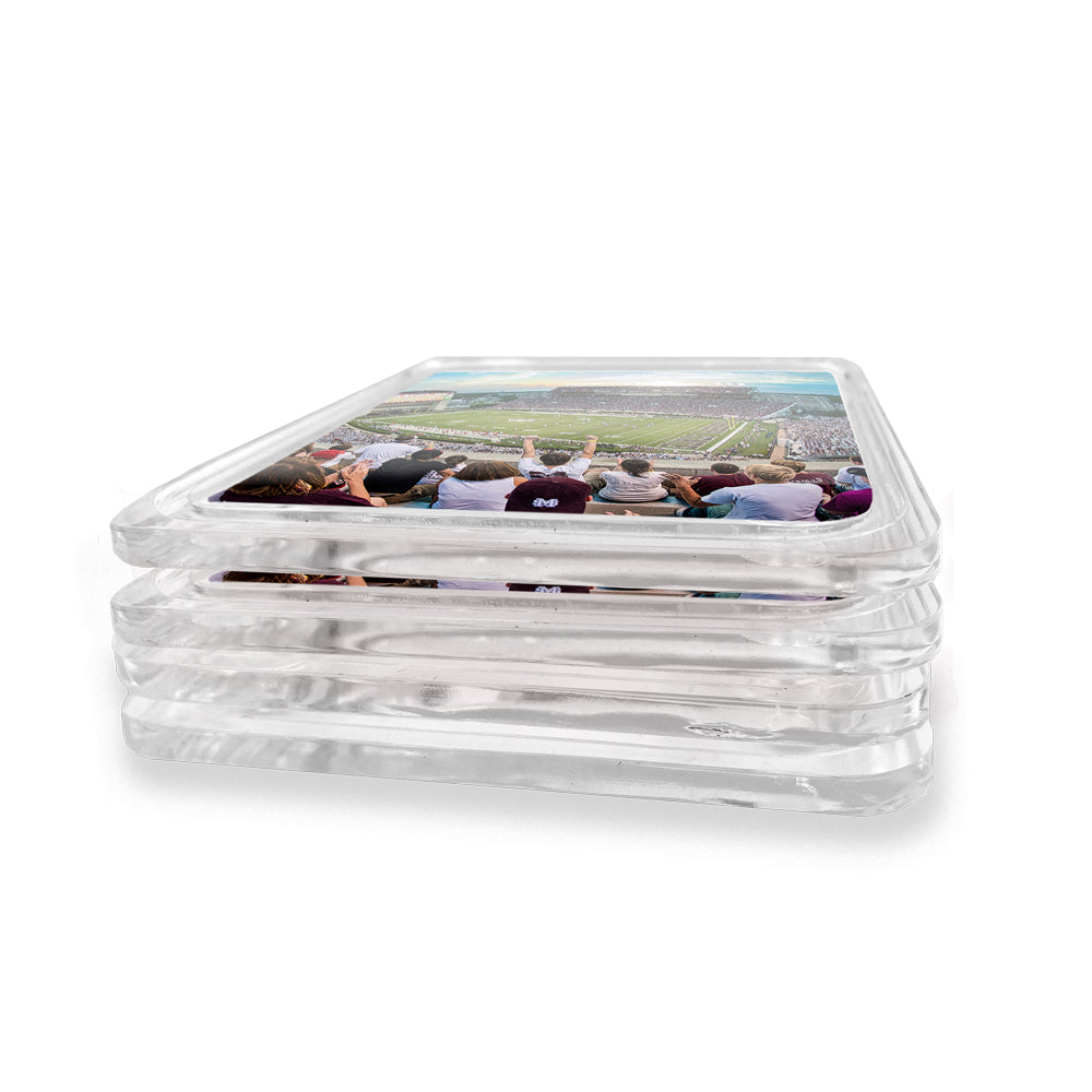 Mississippi State Bulldogs - Fisheye View Drink Coaster