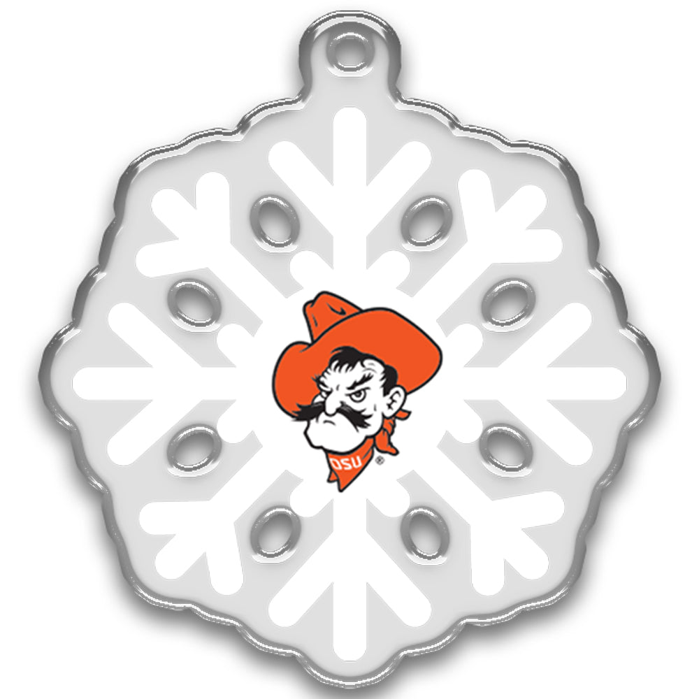 Oklahoma State Cowboys - OSU Pistol Pete Snowflake Ornament