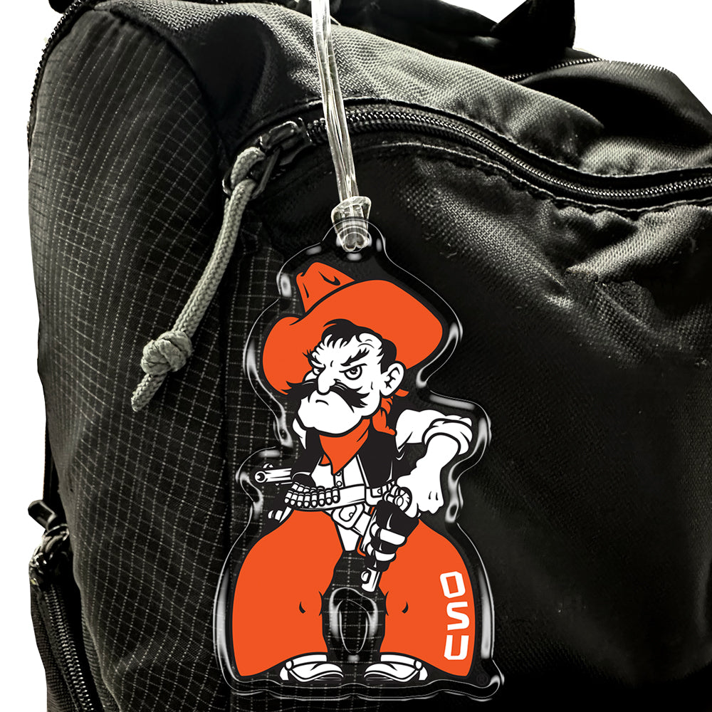 Oklahoma State Cowboys - Pistol Pete Ornament & Bag Tag