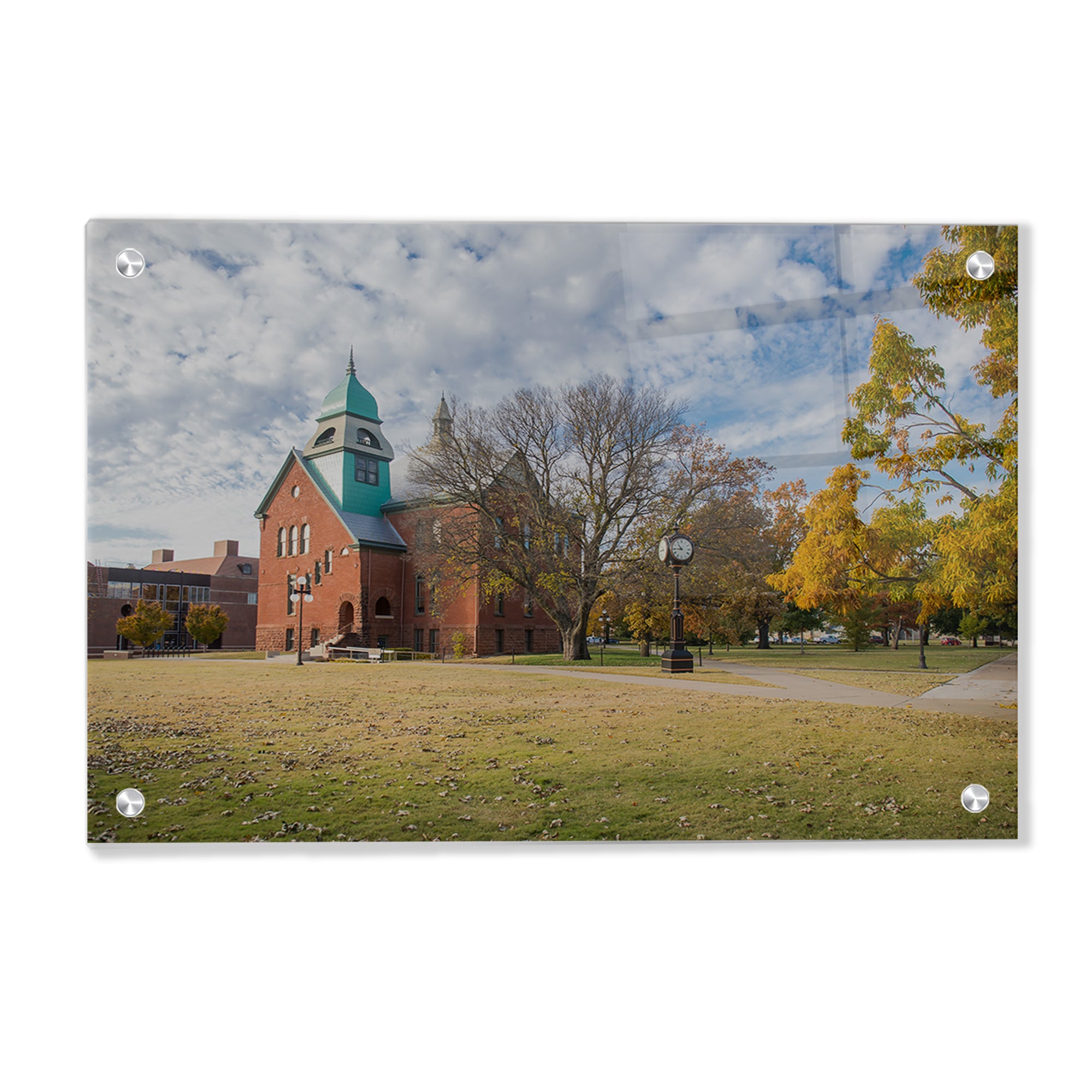 Oklahoma State Cowboys - Autumn Old Central - College Wall Art #Acrylic