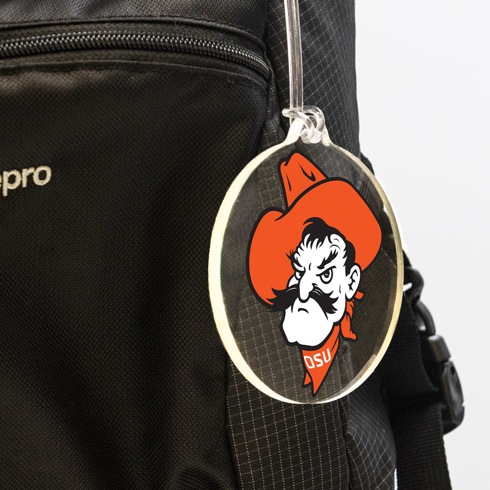 Oklahoma State Cowboys - Pistol Pete Headshot Ornament & Bag Tag