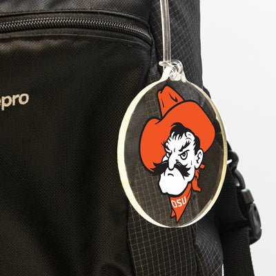 Oklahoma State Cowboys - Pistol Pete Headshot Ornament & Bag Tag