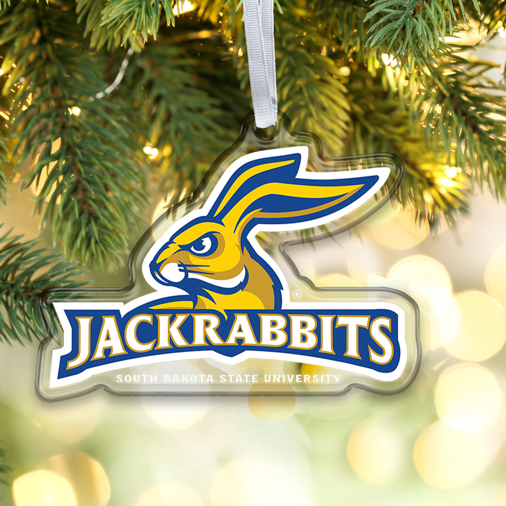 South Dakota State Jackrabbits - Jackrabbits Head Ornament & Bag Tag
