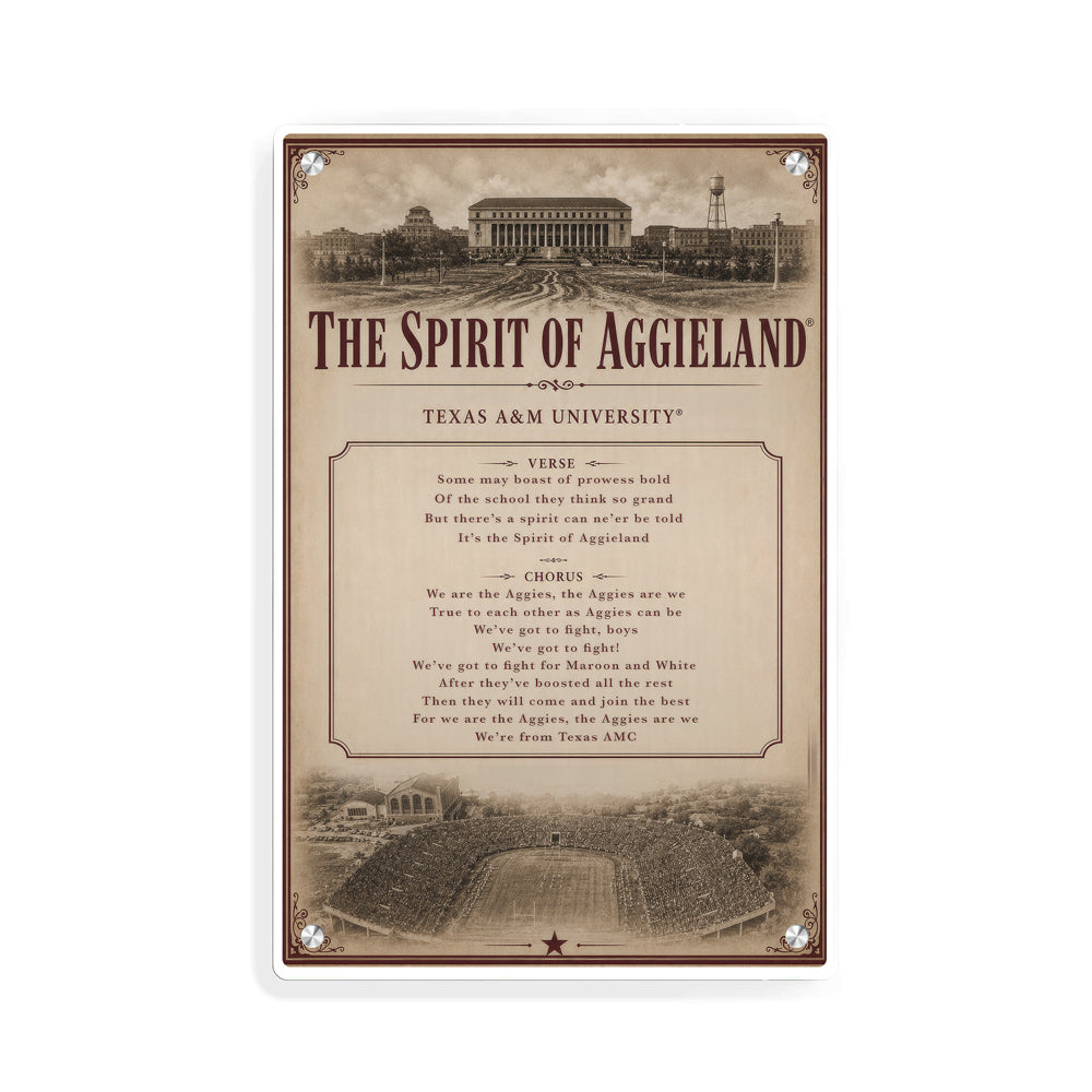 Texas A&M Aggies - Sesquicentennial Vintage The Spirit of Aggieland