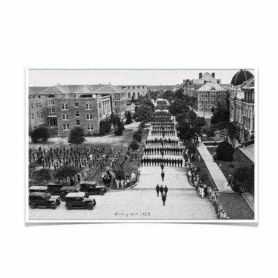 Texas A&M Aggies - Sesquicentennial Vintage A&M Military Walk 1928