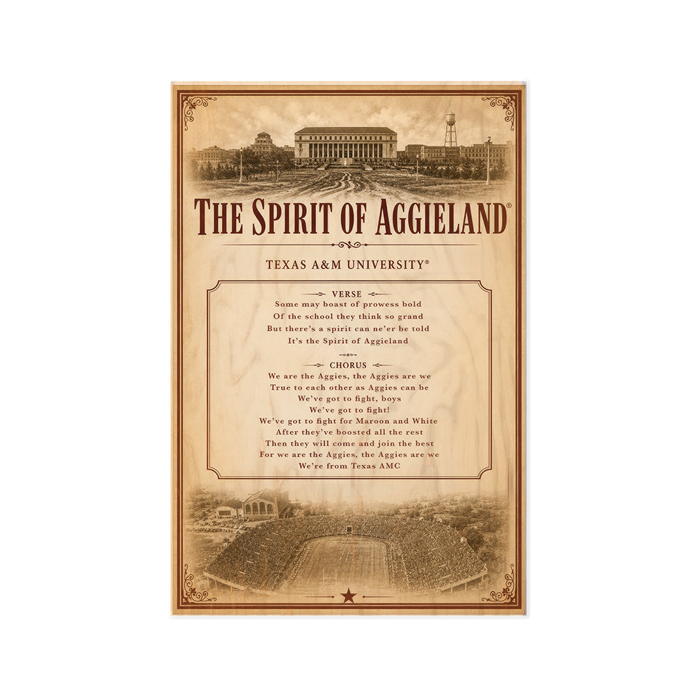 Texas A&M Aggies - Sesquicentennial Vintage The Spirit of Aggieland