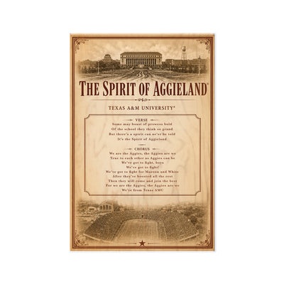 Texas A&M Aggies - Sesquicentennial Vintage The Spirit of Aggieland