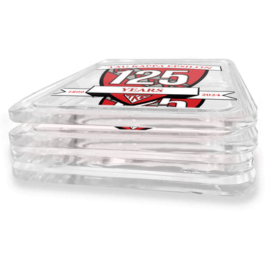 Tau Kappa Epsilon - TKE 125 Acrylic Drink Coaster