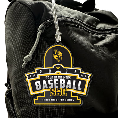 Southern Miss Golden Eagles - Sun Belt Tournament Champions 2026 Logo Ornament & Bag Tag