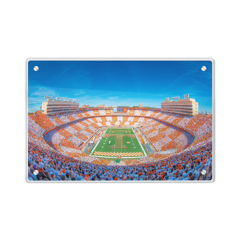 Tennessee Volunteers - Checker Neyland Pride of the Southland - College Wall Art #Acrylic