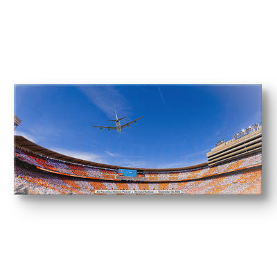 Tennessee Volunteers - Air Force One Flyover Neyland Stadium - College Wall Art #Canvas