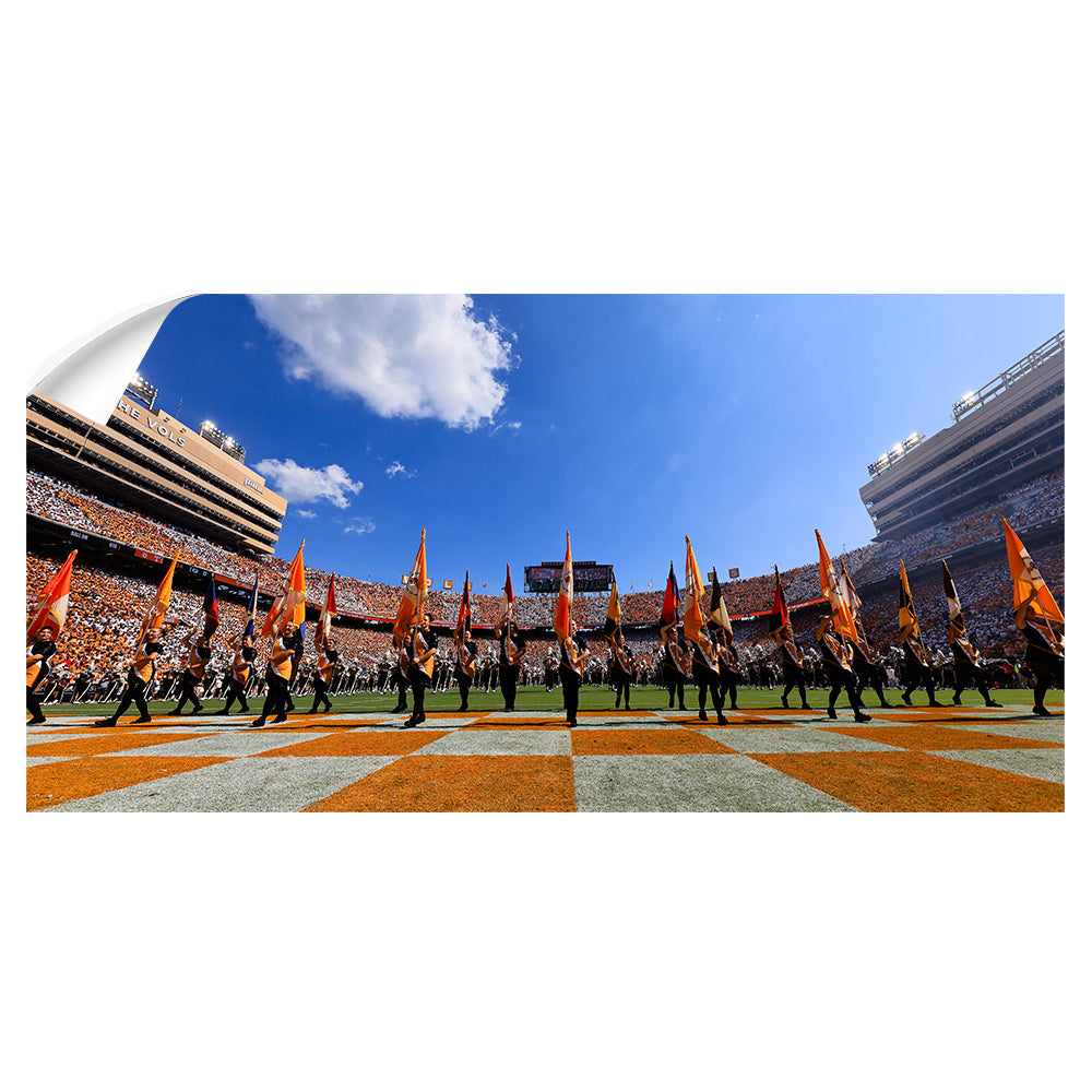 Tennessee Volunteers - Welcome to Checkered Neyland Panoramic - College Wall Art #Wall Decal