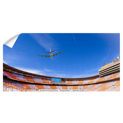 Tennessee Volunteers - Air Force One Flyover Neyland Stadium - College Wall Art #Wall Decal